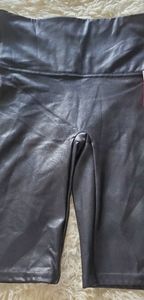 Spanx Faux leather bike shorts